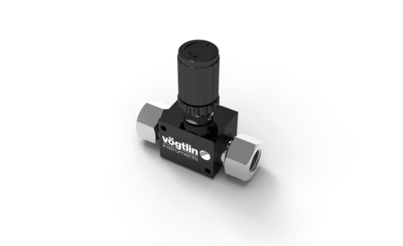 氣(qi)體和液體的(de)高精度控制(zhì)閥M-Flow-帶鎖環的(de)标準旋鈕